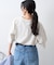 オーガンジーシアードッキングプリントTEE