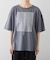 オーガンジーシアードッキングプリントTEE