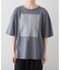オーガンジーシアードッキングプリントTEE
