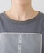 オーガンジーシアードッキングプリントTEE