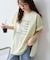オーガンジーシアードッキングプリントTEE