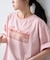 オーガンジーシアードッキングプリントTEE