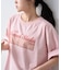 オーガンジーシアードッキングプリントTEE