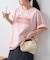 オーガンジーシアードッキングプリントTEE