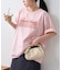 オーガンジーシアードッキングプリントTEE