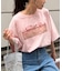 オーガンジーシアードッキングプリントTEE