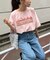 オーガンジーシアードッキングプリントTEE