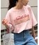 オーガンジーシアードッキングプリントTEE