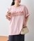 オーガンジーシアードッキングプリントTEE
