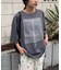 オーガンジーシアードッキングプリントTEE