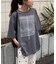オーガンジーシアードッキングプリントTEE