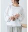 【接触冷感/一枚で決まる】フェイクレイヤードシアースラブ刺繍オーバーTee