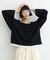 【接触冷感/ドット柄あり】フェイクレイヤードシアースラブ刺繍オーバーTee