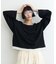 【接触冷感/ドット柄あり】フェイクレイヤードシアースラブ刺繍オーバーTee