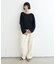 【接触冷感/ドット柄あり】フェイクレイヤードシアースラブ刺繍オーバーTee