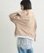 【接触冷感/ドット柄あり】フェイクレイヤードシアースラブ刺繍オーバーTee