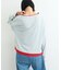 【接触冷感/ドット柄あり】フェイクレイヤードシアースラブ刺繍オーバーTee
