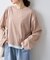 【新色登場/夏も快適】フェイクレイヤードシアースラブ刺繍オーバーTee