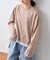 【新色登場/夏も快適】フェイクレイヤードシアースラブ刺繍オーバーTee