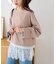 【接触冷感/ドット柄あり】フェイクレイヤードシアースラブ刺繍オーバーTee