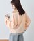 【接触冷感/ドット柄あり】フェイクレイヤードシアースラブ刺繍オーバーTee