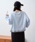 【接触冷感/ドット柄あり】フェイクレイヤードシアースラブ刺繍オーバーTee