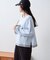 【接触冷感/ドット柄あり】フェイクレイヤードシアースラブ刺繍オーバーTee