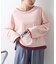 【接触冷感/ドット柄あり】フェイクレイヤードシアースラブ刺繍オーバーTee