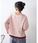 【接触冷感/ドット柄あり】フェイクレイヤードシアースラブ刺繍オーバーTee