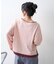 【接触冷感/ドット柄あり】フェイクレイヤードシアースラブ刺繍オーバーTee