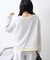 【新色登場/夏も快適】フェイクレイヤードシアースラブ刺繍オーバーTee