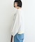 【接触冷感/ドット柄あり】フェイクレイヤードシアースラブ刺繍オーバーTee