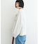 【接触冷感/ドット柄あり】フェイクレイヤードシアースラブ刺繍オーバーTee