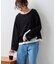 【接触冷感/一枚で決まる】フェイクレイヤードシアースラブ刺繍オーバーTee