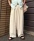 【ユニセックス】【接触冷感】ジャガードタックストレートパンツ