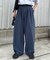 【ユニセックス】【接触冷感】ジャガードタックストレートパンツ