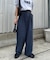 【ユニセックス】【接触冷感】ジャガードタックストレートパンツ