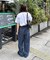 【ユニセックス】【接触冷感】ジャガードタックストレートパンツ