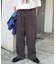 【ユニセックス】【接触冷感】ジャガードタックストレートパンツ