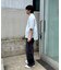 【ユニセックス】【接触冷感】ジャガードタックストレートパンツ