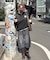 【UNISEX】デニムハーフカーゴパンツ