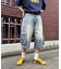 【UNISEX】デニムハーフカーゴパンツ