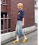 【UNISEX】デニムハーフカーゴパンツ