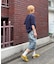 【UNISEX】デニムハーフカーゴパンツ