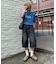 【UNISEX】デニムハーフカーゴパンツ