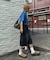 【UNISEX】デニムハーフカーゴパンツ