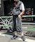 【UNISEX】デニムハーフカーゴパンツ