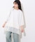 【etsinta】リメイク裾レースtee