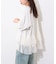 【etsinta】リメイク裾レースtee