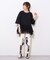 【etsinta】リメイク裾レースtee